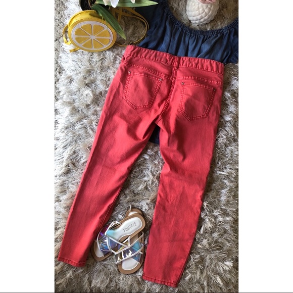 Coral Free People Jeans - Picture 4 of 5